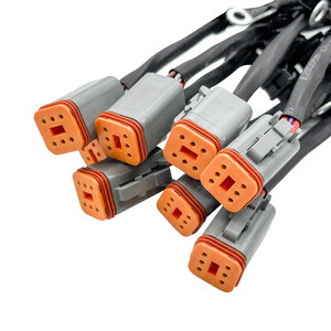 Electric Scooter Charging Harness 2+6 Waterproof <b>Plug</b> Lead Acid Battery Connector Rear <b>Replacement</b> Part - Product Image 3