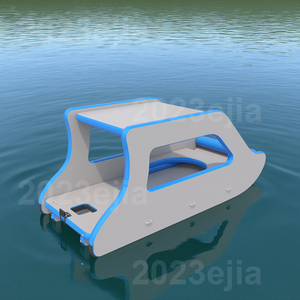 Catamaran gonflable portable de luxe EJIA EJ-SSC, énergie solaire, moteur électrique, capacité 500 kg, PVC/<span class=keywords><strong>EVA</strong></span>, garantie de 2 ans sur le coque, résistant à l'<span class=keywords><strong>eau</strong></span> - Product Image 5
