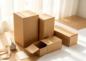 Cajas Ranuradas de Cartón Reciclable de Alta Gama Hechas a Mano y Ecológicas - Product Image 3