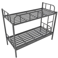 Lits superposés en métal, design en fer, pour chambre à coucher, dortoir, appartement, vente en gros d'usine