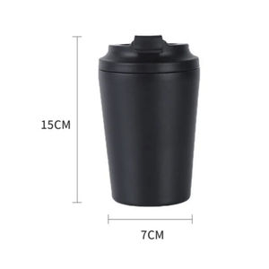 Venta al por Mayor de Termos de Acero Inoxidable de 350 ml (12 oz) para el Hogar, Taza Aislada de Doble Pared para Café y Bebidas Frías - Product Image 6