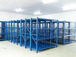 산업용 경량 철제 선반 부식 방지 분체 도장 차고 창고 무볼트 보관 랙 금속 선반 - Product Image 2