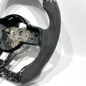 Vente directe d'usine de volants en cuir et en fibre de carbone personnalisés très demandés, adaptés à Volkswagen <span class=keywords><strong>Golf</strong></span> MK7 MK7.5 GTI R - Product Image 2