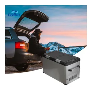 Factory Direct Price 60L Dual Aone Car Fridge Portable Refrigerator 12v Truck Freezer for Camper