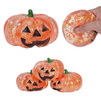 Bestseller transfrontalier : Jouets de décompression TPR Squishy Pinch Music Vent en forme de fantôme citrouille pour enfants, thème carnaval