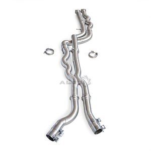 Tuyau d'échappement de voiture, tuyau intermédiaire de longueur égale pour BMW M2C M2 Competition S55 F87 3.0T 2018-2021, acier inoxydable, système d'échappement 63MM - Product Image 4
