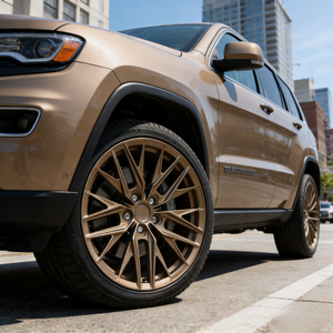 Jantes en alliage forgé FANXIN pour voitures particulières, couleur bronze, 17/18/19/20 pouces, 5X114.3, à rayons - Product Image 3