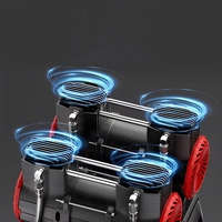 Compresseur d'air portable XUHU 4x1680W 8 cylindres haute pression 150L à piston silencieux sans huile 220V pour peinture et soufflage de poussière