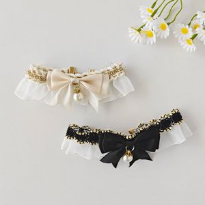 <b>Cat</b> scarf collar, dog bib, decorative pet bib necklace, lace bow tie scarf neck <b>ring</b> - Product Image 2