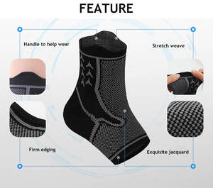 Manchon de soutien de cheville 3D tricoté pour hommes et femmes, idéal pour le fitness, la gym, la marche, le Muay Thai et la course à pied – Vente chaude - Product Image 3
