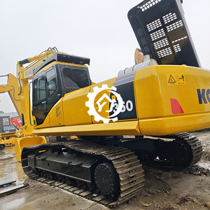 Excavadora de cadenas Komatsu PC350 usada de servicio pesado, equipo original japonés para construcción, minería y movimiento de tierras. - Product Image 5