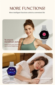 T92 Smart Watch 1.04 Inch AMOLED Fitness Tracker with Heart Rate Blood Oxygen Monitor IP68 Waterproof for Ladies Women - Product Image 5