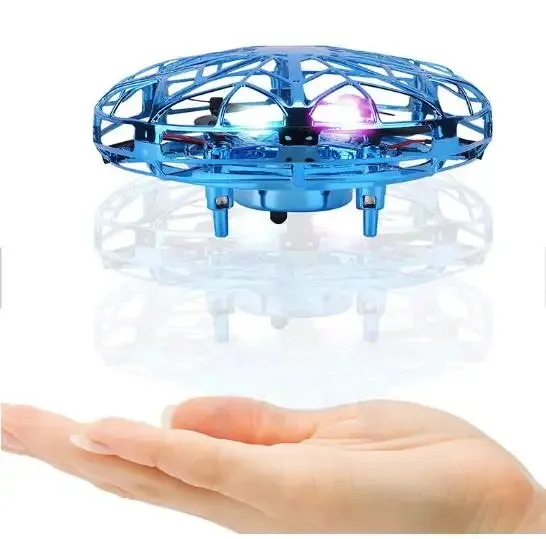 RTS Hot Min Drone Antik ollisions flug flugzeug UFO Hubschrauber Magic Hand UFO LED Flying Ball Aircraft Sensing