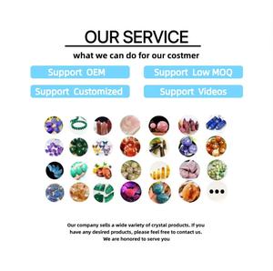 Vente en gros de gravier et de copeaux de cristal de quartz clair poli sur le thème de l'amour Youning - Product Image 5