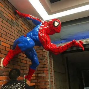 定制蜘蛛侠真人大小树脂雕像漫威角色超级英雄雕塑电影动作人物雕像