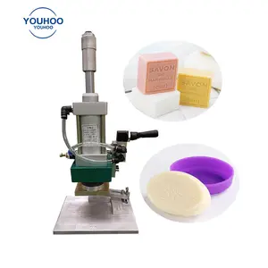 pneumatic soap press forming machine for bath soap / manual soap stamper tool machine printer