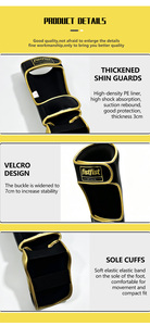 Parastinchi Professionali Fistfist in Pelle PU, Resistenti e Confortevoli, per Kickboxing, Muay <span class=keywords><strong>Thai</strong></span>, Boxe e Allenamento - Product Image 6