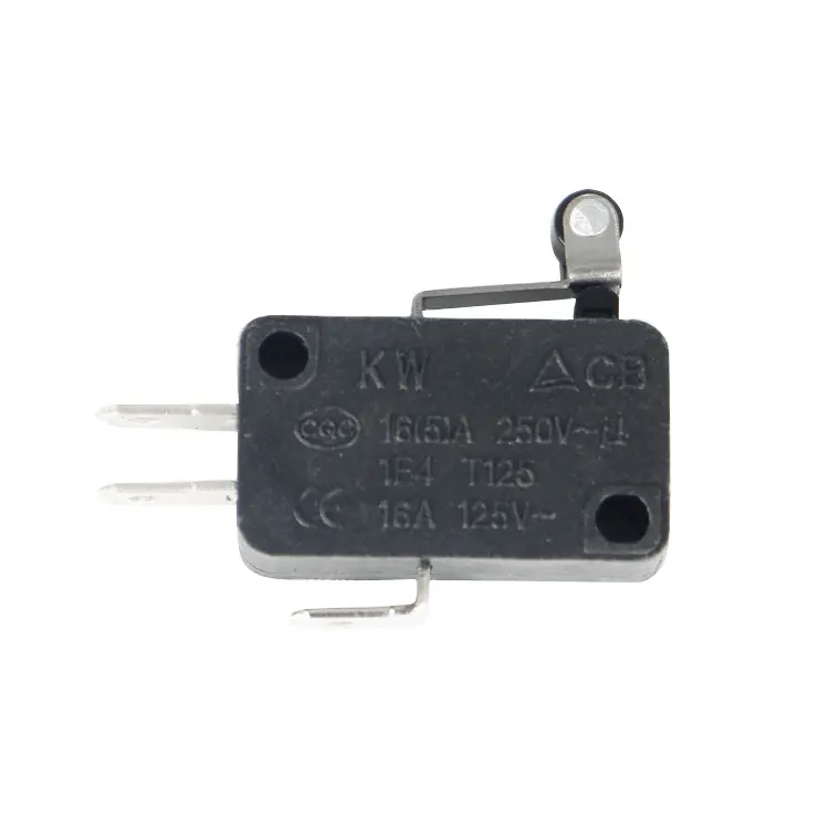 16A 125V anlık push button mikro anahtarı ile rulo kolu tipi