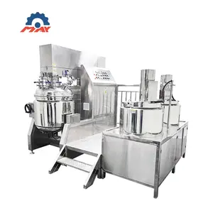 Ointment Cosmetic Toothpaste Lotion Cream Production Line Equipment Vacuum Mixer Emulsifying Homogenizer Making Machine