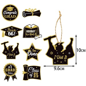 Décoration suspendue pour fête de remise des diplômes 2023 - Nouveauté tendance pour la saison des diplômes - Product Image 3