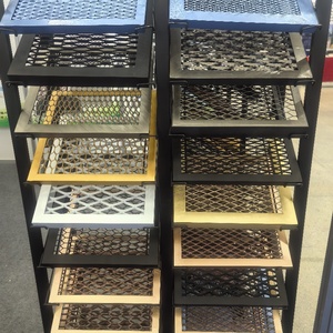 Tấm chắn bằng kim loại tấm rèm <span class=keywords><strong>3D</strong></span> thiết kế kiến trúc, vách ngăn dệt bằng thép không gỉ, tấm lưới trang trí bằng thép không gỉ - Product Image 2