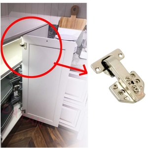 Steel 90 Degree Bedroom Cabinet <strong>Hinge</strong> Soft Close Concealed Corner Door Blind <strong>Hinges</strong> for Side Hung Doors - Product Image 1