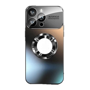 Từ ống kính lớn máy ảnh bảo vệ mạ điện Trường hợp đối với <span class=keywords><strong>iPhone</strong></span> 12 13 14 15 16 Pro Max PC mạ chống sốc điện thoại trường hợp - Product Image 1