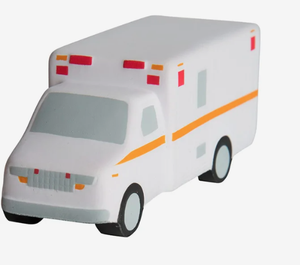 Ballons anti-stress personnalisés en forme d'<span class=keywords><strong>ambulance</strong></span> avec impression de logo promotionnel, cadeaux publicitaires, fournitures de bureau - Product Image 1