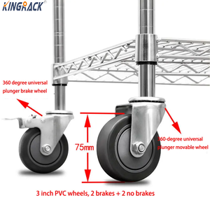 <strong>Industrial</strong> Grade 5-Layer Adjustable Stainless Steel <strong>Shelving</strong> <strong>Unit</strong> for Electronics Factory Heavy Duty &amp; Anti-rust Design - Product Image 5