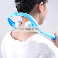 Neck Massager,6 Roller Pressure Point Neck Massager Tool,dual Point Neck  Massager 