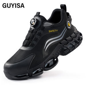GUYISA Chaussures <span class=keywords><strong>de</strong></span> <span class=keywords><strong>sécurité</strong></span> sportives personnalisées Anti-smash Anti-crevaison Chaussures <span class=keywords><strong>de</strong></span> <span class=keywords><strong>sécurité</strong></span> à la mode à boucle intelligente pour hommes - Product Image 2
