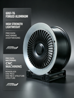 Nouvelles jantes de course monobloc forgées à multiples rayons 20-22 pouces 5x112/5x120 en alliage d'aluminium 6061-T6 pour Audi et Mercedes