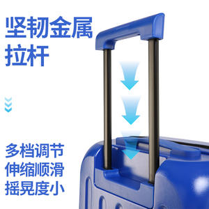 กระเป๋าเดินทางยงเชิง 20 นิ้ว สำหรับนักธุรกิจ พร้อมกุญแจล็อค ล้อหมุน 360 องศา เปิดแบบซิป สีพื้น สำหรับทุกเพศ - Product Image 4