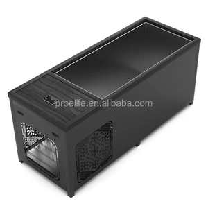 PROELIFE Bestseller Outdoor Holz-Edelstahl-Kaltwasserbecken Fabrik-Eisbad 60 Gallonen+ Langlebiges Rechteckiges 1-Personen-SPA - Product Image 1