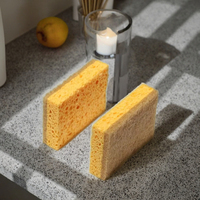 Éponge à vaisselle écologique naturelle biodégradable compostable épurateur de cuisine facile à nettoyer matériau moussant mode de vie durable