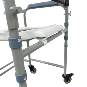 CAREME CA600-1 Chaise de toilette réglable en hauteur en acier de qualité supérieure pour personnes âgées/handicapées – Stabilité et sécurité médicales garanties - Product Image 6