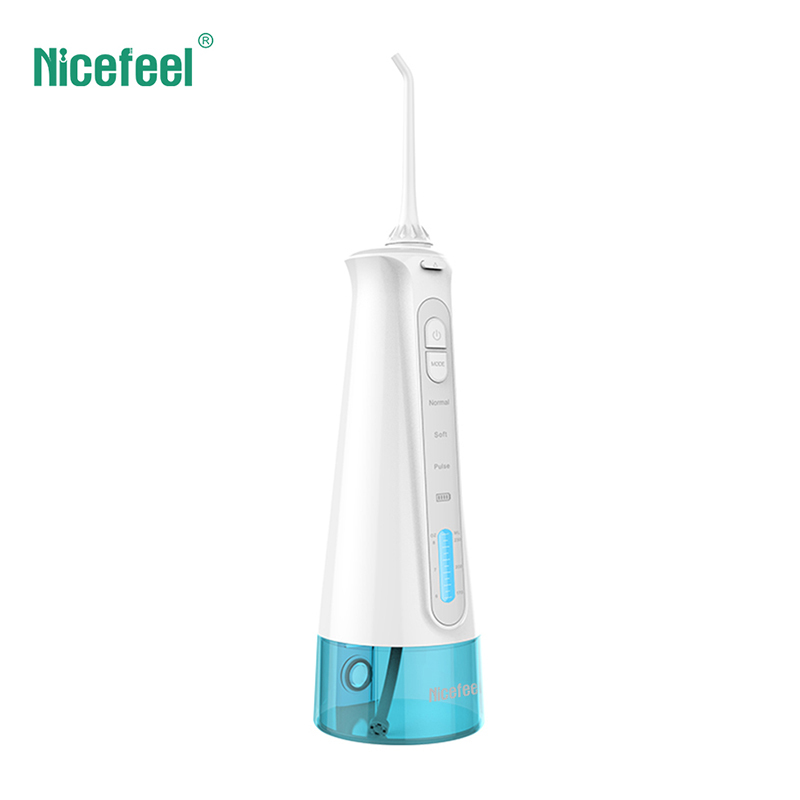 Nicefeel Latest detachable water flosser with 3 speeds control for Travel easy to clean