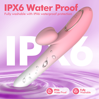 Vibrateur en forme de cœur - Masseur péristaltique en silicone pour le point G et le clitoris pour femmes - Jouet sexuel pour adultes