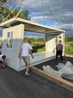 Maisons conteneurs pliables de type Z, économiques, préfabriquées, livrées en kit, pour logement maritime