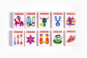 ชุดไพ่นกกระจอกอเมริกันอะคริลิคสีขาวแบบกำหนดเองชั้นเดียวกระเบื้อง160เหมาะเป็นของขวัญสำหรับเด็กผู้หญิง - Product Image 2