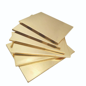 CNC 레이저 컷 기계로 두께 5mm 레이저 컷 황동 시트 황동 플레이트 - Product Image 1