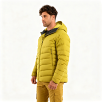 Vestes matelassées réversibles à capuche pour hommes, grandes tailles, écologiques, fabriquées par OEM, nouvelle collection, avec fermeture éclair, duveteuses et de qualité supérieure