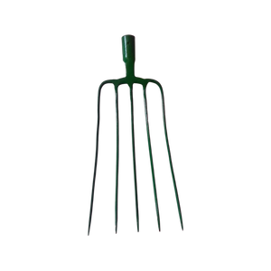 Cabeza de Horquilla de Jardín Azul de Grado Industrial con 4 Puntas, Acero Forjado para Uso Ferroviario-F102 - Product Image 2