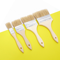 Pinceau à teinture pour bois de qualité supérieure, 1 pouce, 1,5 pouce, 2 pouces, 2,5 pouces, 3 pouces, 4 pouces, avec manche ergonomique pour une peinture de précision