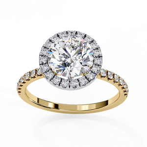 Premium Yellow Gold <b>Diamond</b> <b>Ring</b> for Women Elegant Design Simple Jewelry Everyday Wear - Product Image 2
