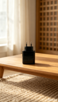 A2-35 Charger USB-A+C Kompak Original Pabrik, Casing Charger ABS untuk Ponsel dengan Colokan EU