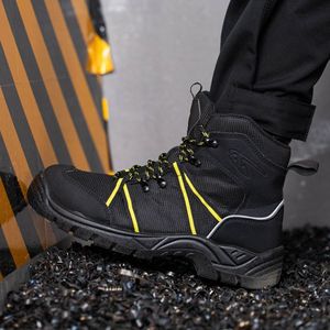 Zapatos deportivos de senderismo para hombre, antideslizantes, para trabajo al aire libre, zapatos de seguridad, zapatillas de moda impermeables y transpirables, botas de senderismo. - Product Image 2