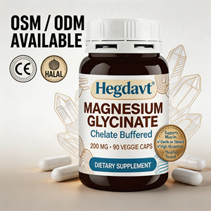 Cápsulas de Bisglicinato de Magnesio de Alta Absorción, Apoyo Suave al Metabolismo Energético, Suplemento de Mg Elemental, Marca Privada OEM, 90 Unidades - Product Image 2