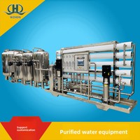 Système d'osmose inverse chimique électronique biomédical entièrement automatique de 6 tonnes EDI traitement de l'eau à pression désionisée ultra-pure