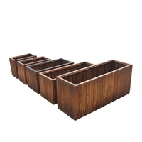 Jardinière surélevée en bois galvanisé sur mesure pour légumes et fleurs, option suspendue écologique, fabrication OEM